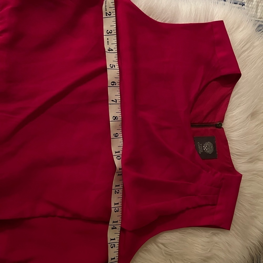 Vince Camuto Red Polyester Dress 4 - Picture 6 of 8